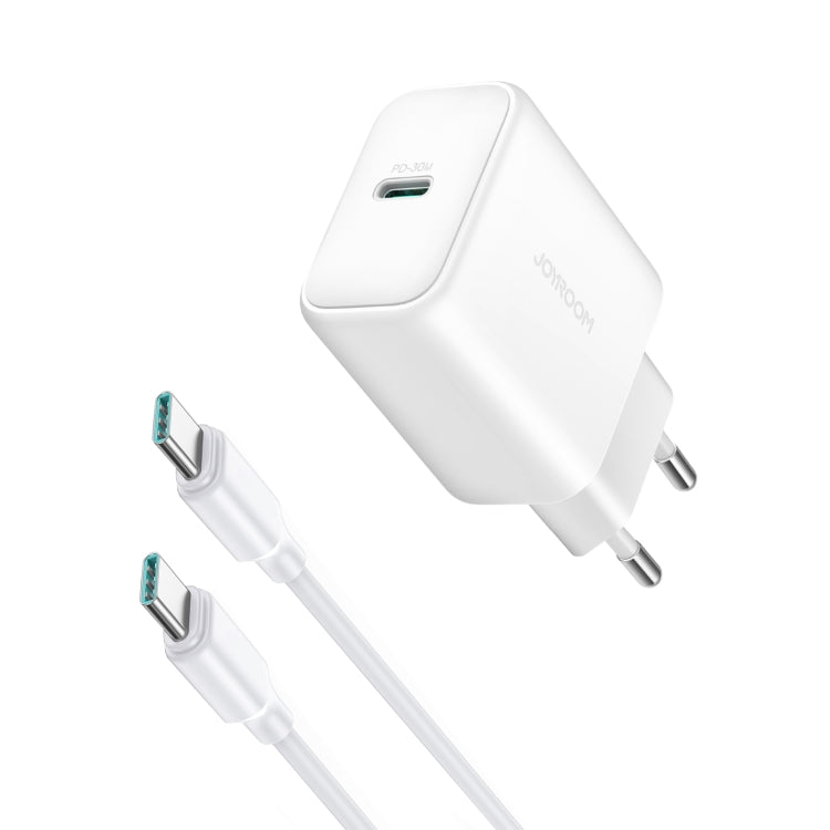 Carregador Rápido JOYROOM JR-TCF24 30W USB-C / Type-C com Conjunto de Cabos, Ficha UE