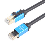 Cabo de Rede LAN Ethernet CAT8e de Cobre Puro para Computador, Switch e Router, 1m, 2m, 3m, 5m, 8m, 10m, 15m, 20m, 30m