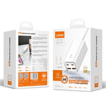 Carregador Rápido LDNIO A4610C PD65W Dual USB-C / Type-C + Dual USB, Comprimento do Cabo: 1,5m, Ficha UE, A4610C (Ficha UK), Ficha US