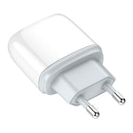 LDNIO Q229 Carregador Rápido QC3.0 / PD20W USB + Tipo-C com Cabo USB para 8 Pinos de 1m, Ficha UE, Ficha Reino Unido, Ficha EUA
