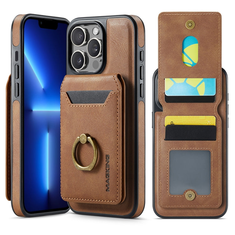 MAGKING K1 MagSafe Detachable Wallet RFID Back Cover Phone Case, For iPhone 13 Pro, For iPhone 13, For iPhone 12, For iPhone 12 Pro Max, For iPhone 12 Pro