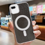 Capa de Telemóvel MagSafe Transparente com Brilhos em Acrílico, Para iPhone XS Max, Para iPhone 8 Plus / 7 Plus