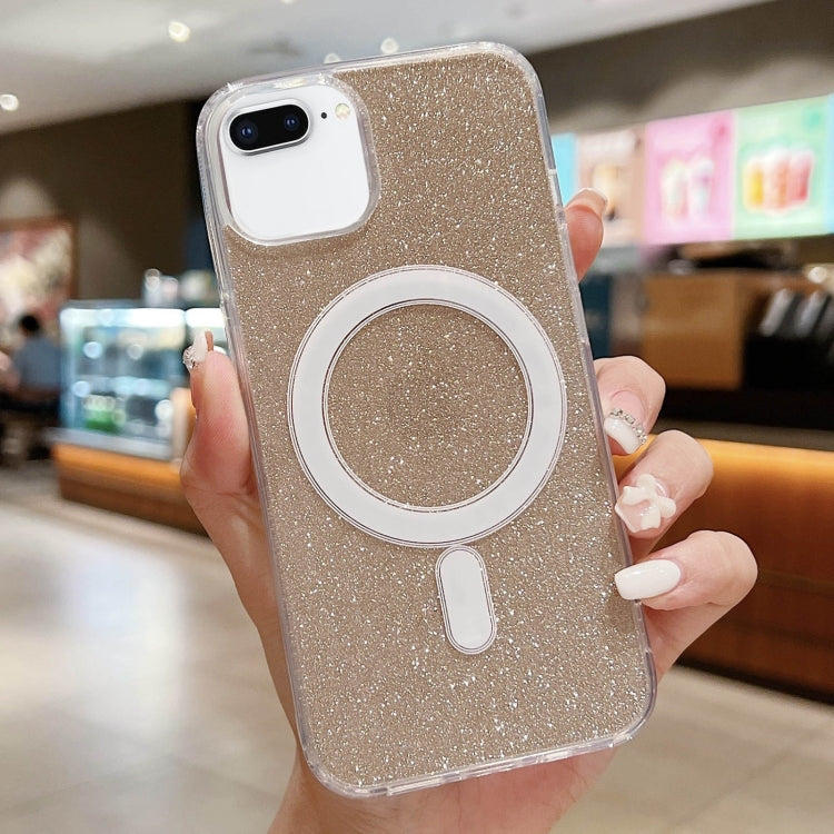Capa de Telemóvel MagSafe Transparente com Brilhos em Acrílico, Para iPhone XS Max, Para iPhone 8 Plus / 7 Plus