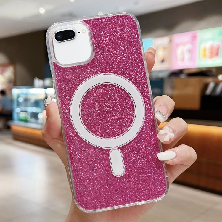 Capa de Telemóvel MagSafe Transparente com Brilhos em Acrílico, Para iPhone XS Max, Para iPhone 8 Plus / 7 Plus