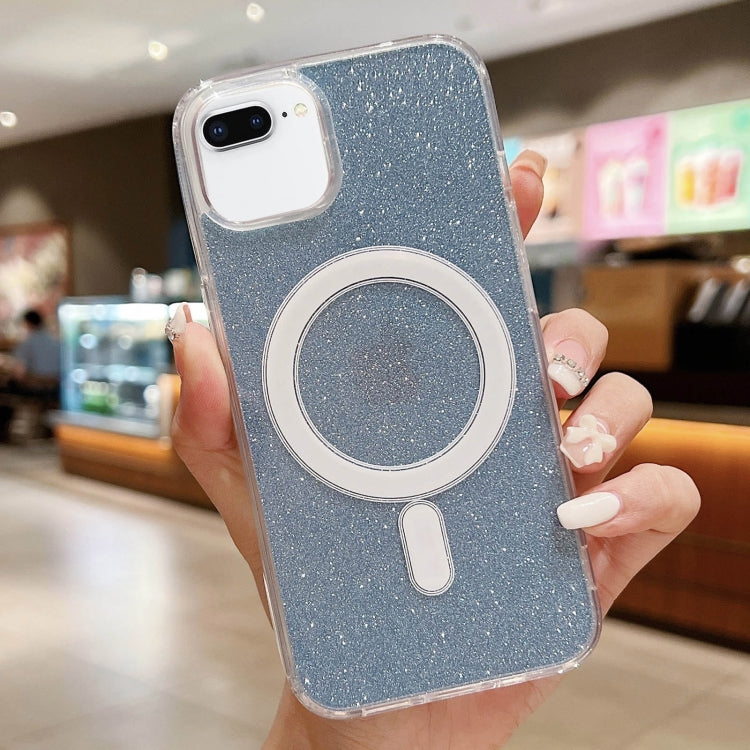Capa de Telemóvel MagSafe Transparente com Brilhos em Acrílico, Para iPhone XS Max, Para iPhone 8 Plus / 7 Plus
