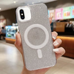 Capa de Telemóvel MagSafe Transparente com Brilhos em Acrílico, Para iPhone XS Max, Para iPhone 8 Plus / 7 Plus