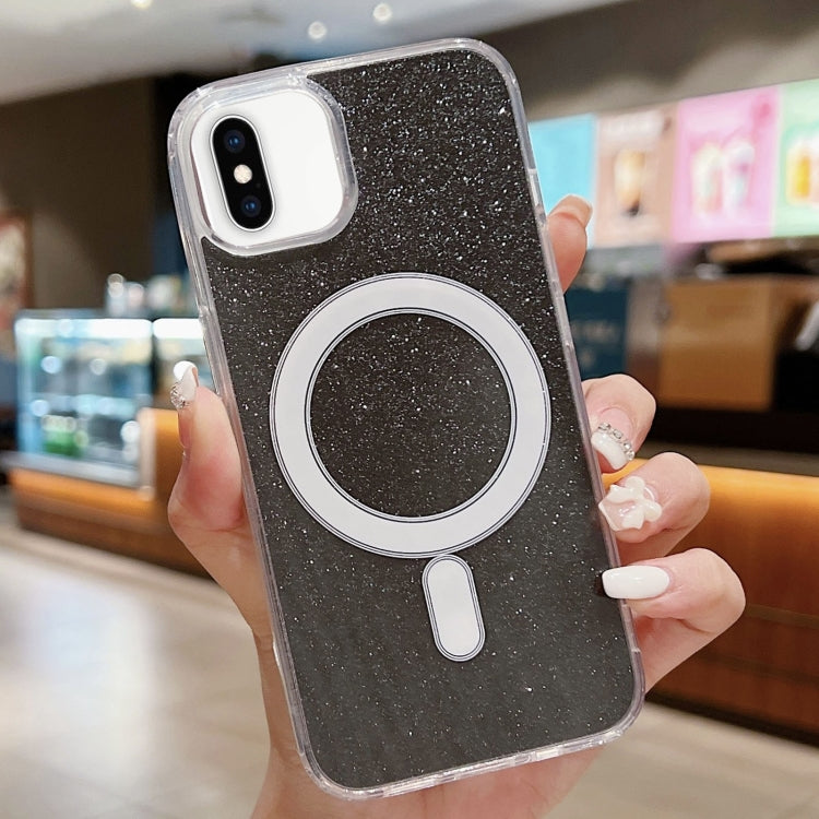 Capa de Telemóvel MagSafe Transparente com Brilhos em Acrílico, Para iPhone XS Max, Para iPhone 8 Plus / 7 Plus