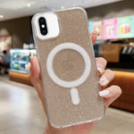 Capa de Telemóvel MagSafe Transparente com Brilhos em Acrílico, Para iPhone XS Max, Para iPhone 8 Plus / 7 Plus