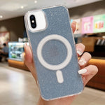 Capa de Telemóvel MagSafe Transparente com Brilhos em Acrílico, Para iPhone XS Max, Para iPhone 8 Plus / 7 Plus