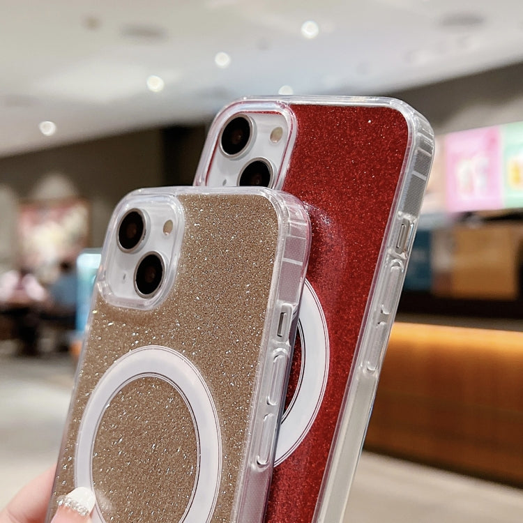 Capa de Telemóvel MagSafe Transparente com Brilhos em Acrílico, Para iPhone XS Max, Para iPhone 8 Plus / 7 Plus