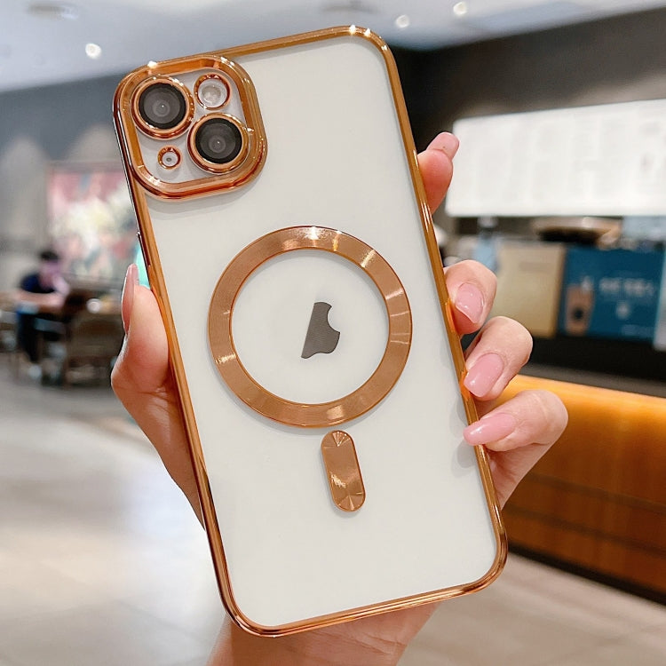Capa de telefone MagSafe com eletroplating, para iPhone 15, para iPhone 14 Plus, para iPhone 14, para iPhone 14 Pro, para iPhone 14 Pro Max, para iPhone 13 Pro Max