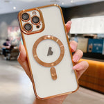 Capa de telemóvel MagSafe com eletroplating, para iPhone 16 Pro, para iPhone 16 Plus, para iPhone 16, para iPhone 15 Pro Max, para iPhone 15 Pro, para iPhone 15 Plus