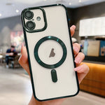 Capa de telemóvel MagSafe com eletroplating, para iPhone 16 Pro, para iPhone 16 Plus, para iPhone 16, para iPhone 15 Pro Max, para iPhone 15 Pro, para iPhone 15 Plus