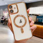 Capa de telemóvel MagSafe com eletroplating, para iPhone 16 Pro, para iPhone 16 Plus, para iPhone 16, para iPhone 15 Pro Max, para iPhone 15 Pro, para iPhone 15 Plus