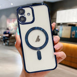 Capa de telemóvel MagSafe com eletroplating, para iPhone 16 Pro, para iPhone 16 Plus, para iPhone 16, para iPhone 15 Pro Max, para iPhone 15 Pro, para iPhone 15 Plus