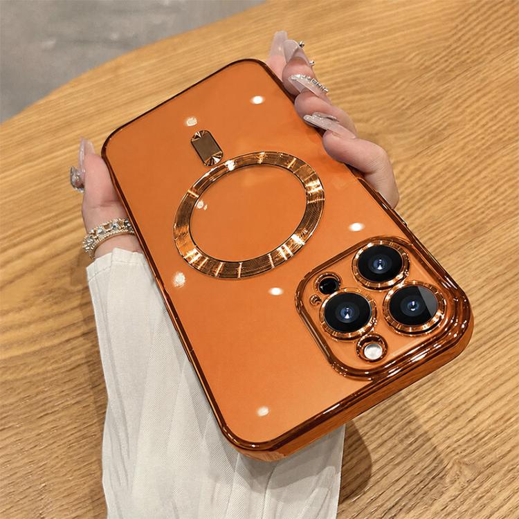 Capa de telemóvel MagSafe com eletroplating, para iPhone 16 Pro, para iPhone 16 Plus, para iPhone 16, para iPhone 15 Pro Max, para iPhone 15 Pro, para iPhone 15 Plus