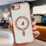 Capa de telemóvel MagSafe com eletroplating, para iPhone 17e / 16e, para iPhone 17 Pro Max, para iPhone 17 Pro, para iPhone 17, para iPhone Air, para iPhone 16 Pro Max