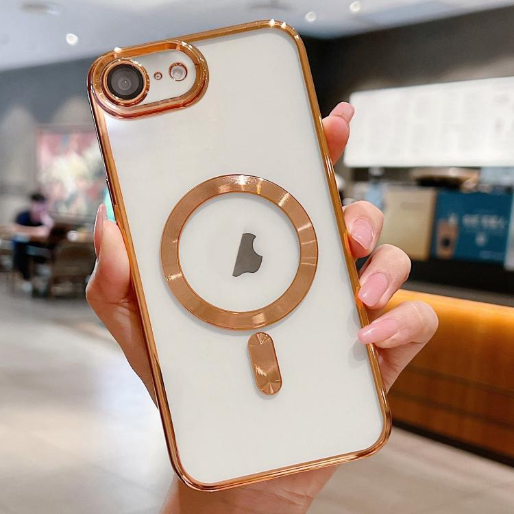 Capa de telemóvel MagSafe com eletroplating, para iPhone 17e / 16e, para iPhone 17 Pro Max, para iPhone 17 Pro, para iPhone 17, para iPhone Air, para iPhone 16 Pro Max