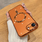 Capa de telemóvel MagSafe com eletroplating, para iPhone 17e / 16e, para iPhone 17 Pro Max, para iPhone 17 Pro, para iPhone 17, para iPhone Air, para iPhone 16 Pro Max