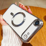 Capa de telemóvel MagSafe com eletroplating, para iPhone 17e / 16e, para iPhone 17 Pro Max, para iPhone 17 Pro, para iPhone 17, para iPhone Air, para iPhone 16 Pro Max
