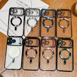 Capa de telefone MagSafe com eletroplating, para iPhone 15, para iPhone 14 Plus, para iPhone 14, para iPhone 14 Pro, para iPhone 14 Pro Max, para iPhone 13 Pro Max