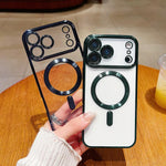 Capa de telemóvel MagSafe com eletroplating, para iPhone 17e / 16e, para iPhone 17 Pro Max, para iPhone 17 Pro, para iPhone 17, para iPhone Air, para iPhone 16 Pro Max
