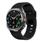 Correia de relógio em silicone com textura ondulada e fivela invertida, para Samsung Galaxy Watch Ultra 47mm / Ultra 2025