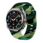 Correia de relógio em silicone com textura ondulada e fivela invertida, para Samsung Galaxy Watch Ultra 47mm / Ultra 2025