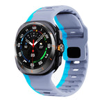 Correia de relógio em silicone com textura ondulada e fivela invertida, para Samsung Galaxy Watch Ultra 47mm / Ultra 2025