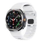 Correia de relógio em silicone com textura ondulada e fivela invertida, para Samsung Galaxy Watch Ultra 47mm / Ultra 2025