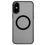 Capa de Telemóvel MagSafe com Sensação de Pele Hawkeye, Para iPhone XS / X, Para iPhone XR, Para iPhone XS Max, Para iPhone 8 Plus / 7 Plus