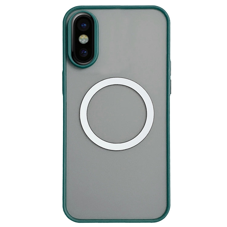 Capa de Telemóvel MagSafe com Sensação de Pele Hawkeye, Para iPhone XS / X, Para iPhone XR, Para iPhone XS Max, Para iPhone 8 Plus / 7 Plus