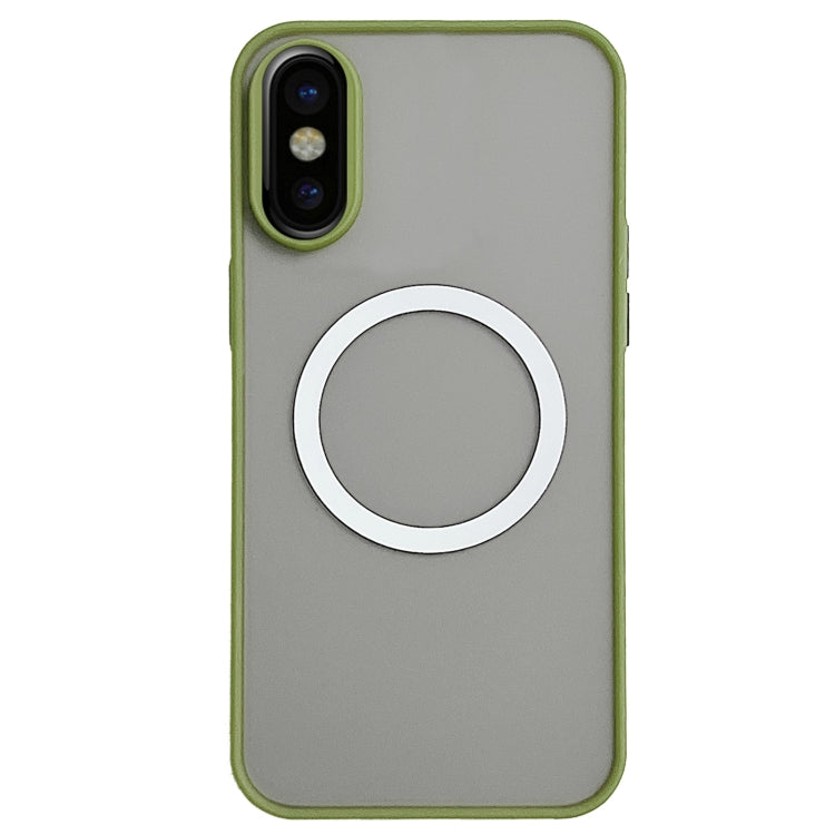 Capa de Telemóvel MagSafe com Sensação de Pele Hawkeye, Para iPhone XS / X, Para iPhone XR, Para iPhone XS Max, Para iPhone 8 Plus / 7 Plus