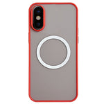 Capa de Telemóvel MagSafe com Sensação de Pele Hawkeye, Para iPhone XS / X, Para iPhone XR, Para iPhone XS Max, Para iPhone 8 Plus / 7 Plus