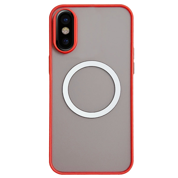Capa de Telemóvel MagSafe com Sensação de Pele Hawkeye, Para iPhone XS / X, Para iPhone XR, Para iPhone XS Max, Para iPhone 8 Plus / 7 Plus