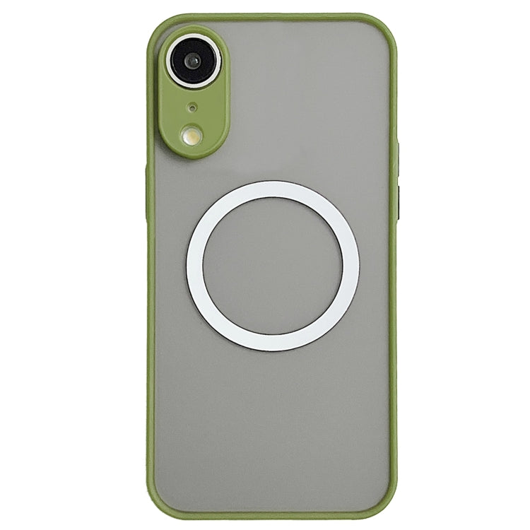 Capa de Telemóvel MagSafe com Sensação de Pele Hawkeye, Para iPhone XS / X, Para iPhone XR, Para iPhone XS Max, Para iPhone 8 Plus / 7 Plus