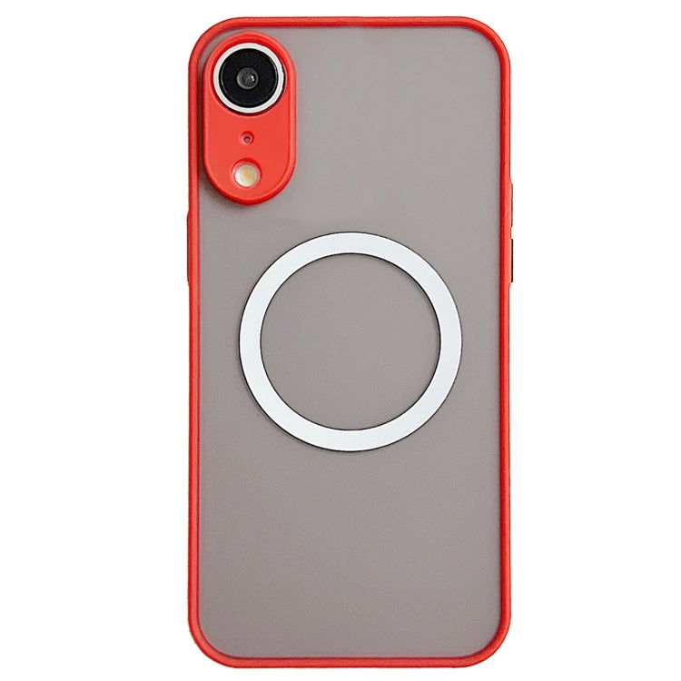 Capa de Telemóvel MagSafe com Sensação de Pele Hawkeye, Para iPhone XS / X, Para iPhone XR, Para iPhone XS Max, Para iPhone 8 Plus / 7 Plus