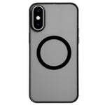 Capa de Telemóvel MagSafe com Sensação de Pele Hawkeye, Para iPhone XS / X, Para iPhone XR, Para iPhone XS Max, Para iPhone 8 Plus / 7 Plus
