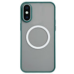 Capa de Telemóvel MagSafe com Sensação de Pele Hawkeye, Para iPhone XS / X, Para iPhone XR, Para iPhone XS Max, Para iPhone 8 Plus / 7 Plus