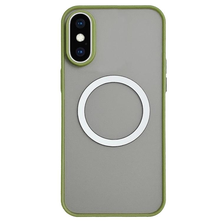 Capa de Telemóvel MagSafe com Sensação de Pele Hawkeye, Para iPhone XS / X, Para iPhone XR, Para iPhone XS Max, Para iPhone 8 Plus / 7 Plus