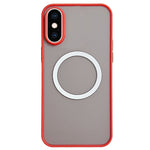 Capa de Telemóvel MagSafe com Sensação de Pele Hawkeye, Para iPhone XS / X, Para iPhone XR, Para iPhone XS Max, Para iPhone 8 Plus / 7 Plus