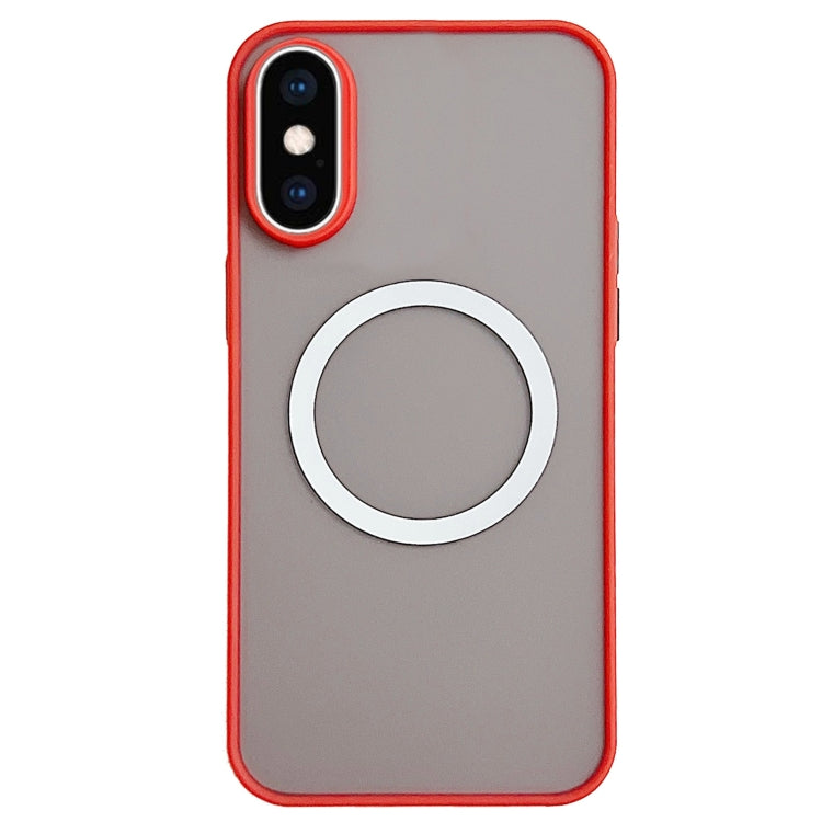 Capa de Telemóvel MagSafe com Sensação de Pele Hawkeye, Para iPhone XS / X, Para iPhone XR, Para iPhone XS Max, Para iPhone 8 Plus / 7 Plus