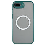 Capa de Telemóvel MagSafe com Sensação de Pele Hawkeye, Para iPhone XS / X, Para iPhone XR, Para iPhone XS Max, Para iPhone 8 Plus / 7 Plus