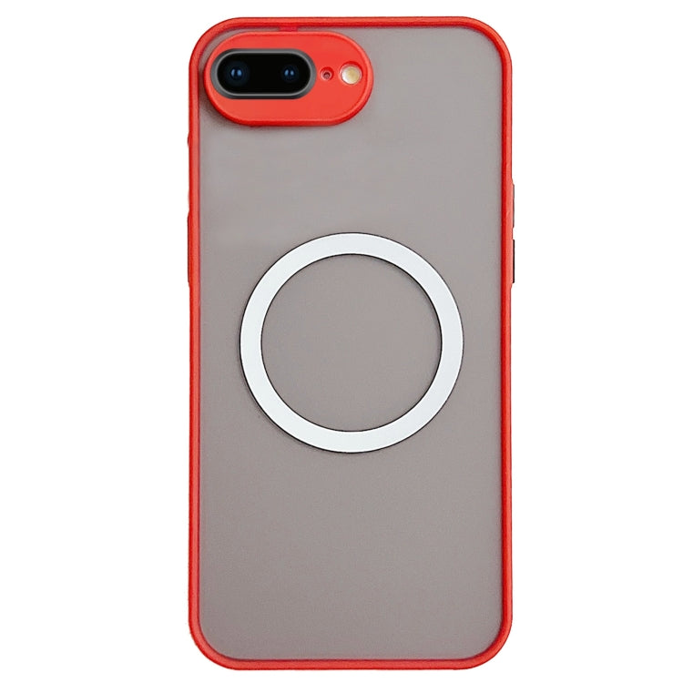 Capa de Telemóvel MagSafe com Sensação de Pele Hawkeye, Para iPhone XS / X, Para iPhone XR, Para iPhone XS Max, Para iPhone 8 Plus / 7 Plus