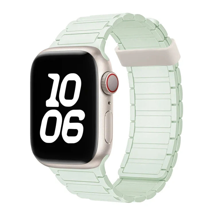 Tri-beads Magnetic Hoop Silicone Watch Band, For Apple Watch Ultra 2 49mm