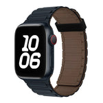 Correia de Relógio em Silicone com Argola Magnética de Três Contas, Para Apple Watch Series 9 41mm