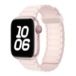 Correia de Relógio em Silicone com Argola Magnética de Três Contas, Para Apple Watch SE 2022 40mm