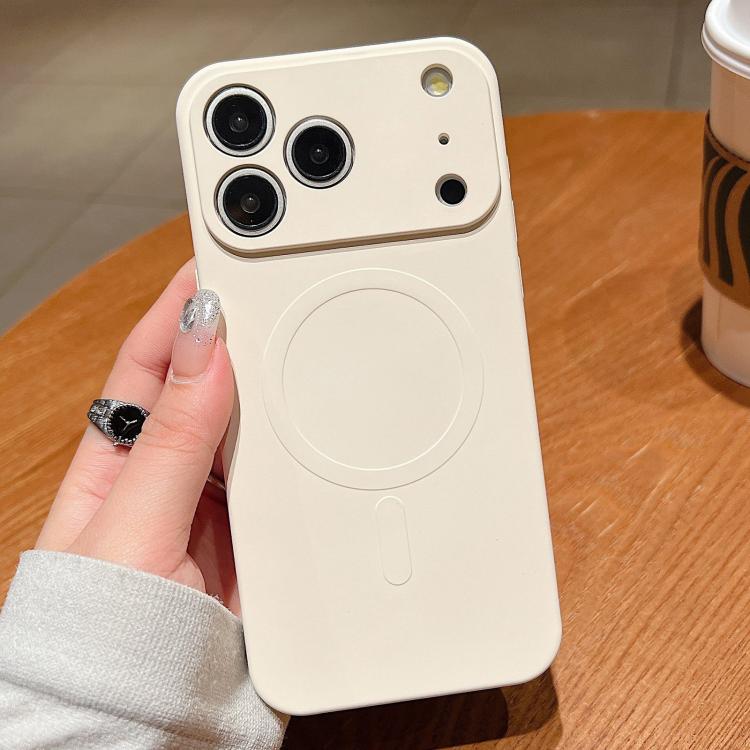 Capa de Telemóvel Magnética MagSafe em Silicone Líquido de Cor Sólida, Para iPhone 17e / 16e, Para iPhone 17 Pro Max, Para iPhone 17 Pro