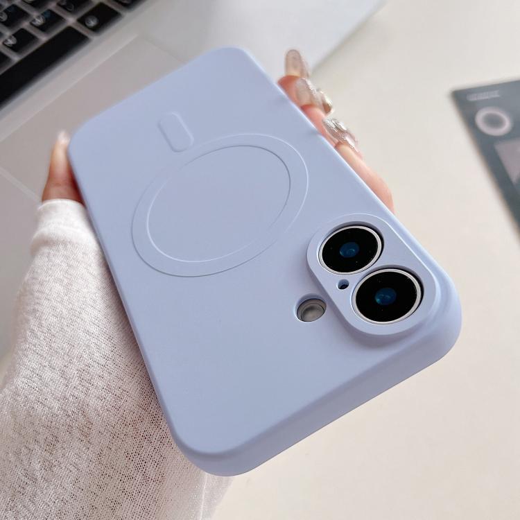 Capa de Telemóvel Magnética MagSafe em Silicone Líquido de Cor Sólida, Para iPhone 17, Para iPhone Air, Para iPhone 16 Pro Max
