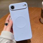 Capa de Telemóvel Magnética MagSafe em Silicone Líquido de Cor Sólida, Para iPhone 17, Para iPhone Air, Para iPhone 16 Pro Max